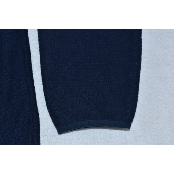 The North Face Men's Sweatshirt Size XL Blue Fleece 1/4 Zip Waffle Pullover - Picture 4 of 13